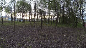 Hubsan X4 fun between the trees, flips, rolls and crashes