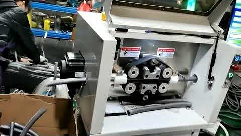 Automatic cutter for drain corrugated pipe / Visual cutting machine