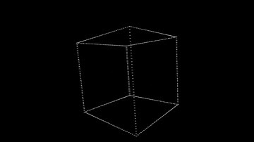 3D Cube with 0.5mm Dots / #javascript #p5js #aicoding #creativecoding