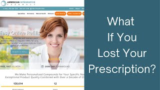 What If You Lost Your Prescription