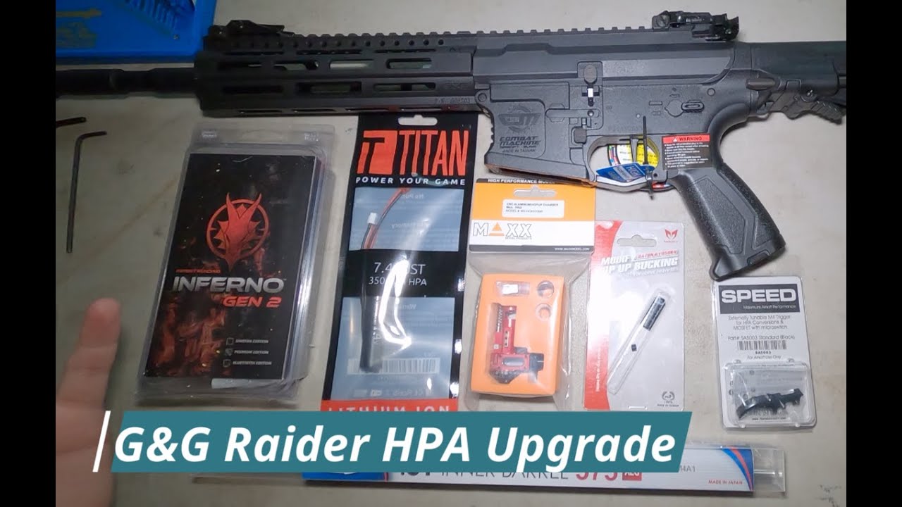 G&G Raider Install Wolverine Inferno Gen 2 and Internal Upgrades
