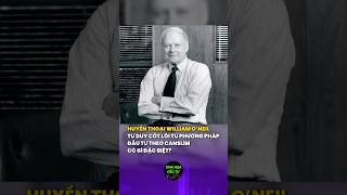 HUYỀN THOẠI WILLIAM O’NEIL TƯ DUY CỐT LÕI TỪ PHƯƠNG PHÁP ĐẦU TƯ THEO CANSLIM CÓ GÌ ĐẶC BIỆT? #shorts