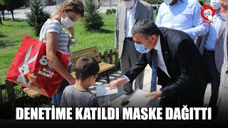 Deneti̇me Katildi Maske Dağitti