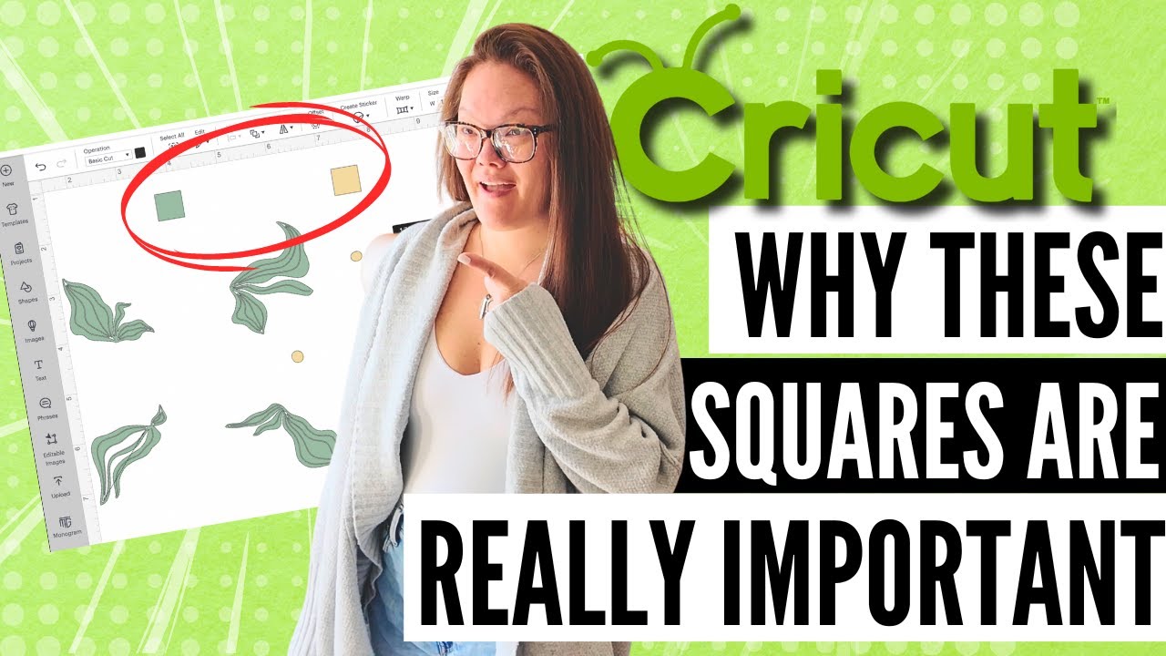 The Secret To Perfect Vinyl Designs On The Cricut: Always Add A Square ...