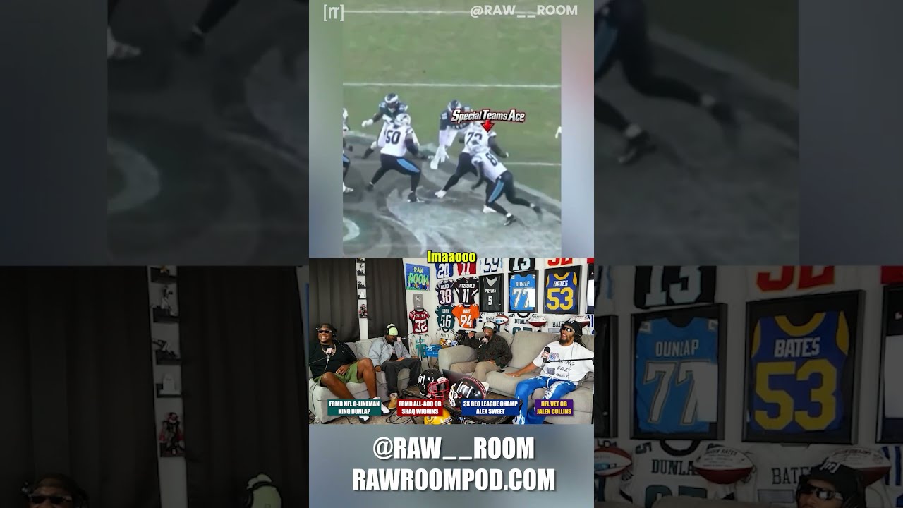 LOL NFL Vets GO CRAZY For Panthers' Feleipe Franks' Laying HUGE HITS On Special Teams: #nfl #shorts