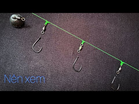 Video Cách buộc lưỡi câu ba (3) lưỡi với khoá linh |FISHING... - youtube