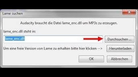 Audacity needs the file lame_enc.dll to create MP3s.