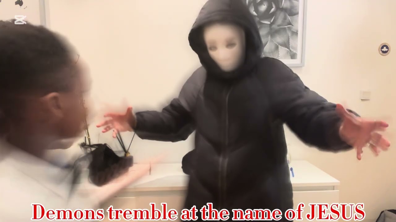 Little boy sends demon away @ the name of JESUS 