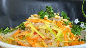 Bí Quyết Làm Nộm Sứa Xoài Giòn Ngon- Không Bị Ra Nước Để Lâu Tại Bếp Nhỏ 365