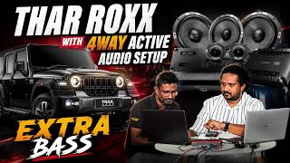 4Way Active Audio Demo of Mahindra Thar Roxx | THE RM CAR DECORS