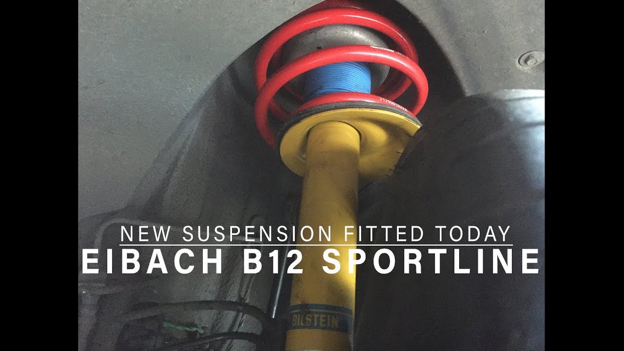 BMW E46 330Ci Clubsport New suspension fitted today (Eibach B12