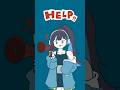 Overdoseのなとりとこぼちゃんのコラボオリジナル新曲"HELP!!"を描いてみた! #vtuber #手描きアニメ #fyp #helpkobo