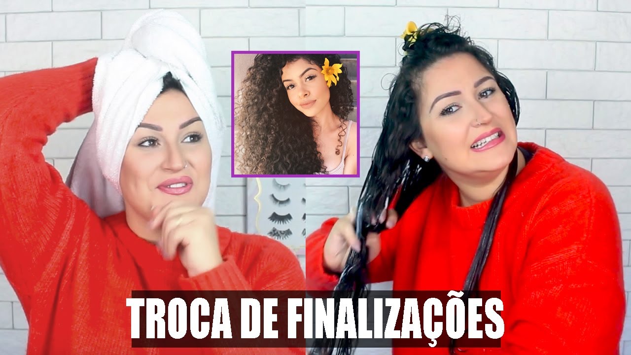 FIZ A FINALIZAÇÃO DA STEFFANY BORGES NO MEU CABELO! TROCA DE FINALIZAÇÕES! Duda Fernandes