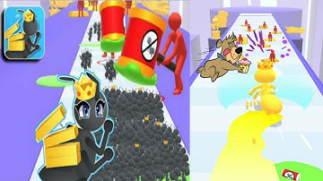 Tiny Run 3D : All Levels - Max Level Gameplay (ioS & Android) Walkthrough Part 2