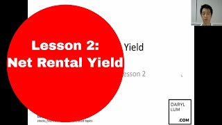 Lesson 2: Net Rental Yield
