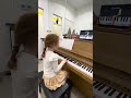 Ms Josephine studying piano