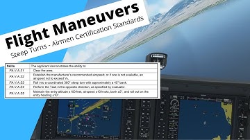 Steep Turns maneuver in Microsoft Flight Simulator - Private Pilot Airmen Certification Standards