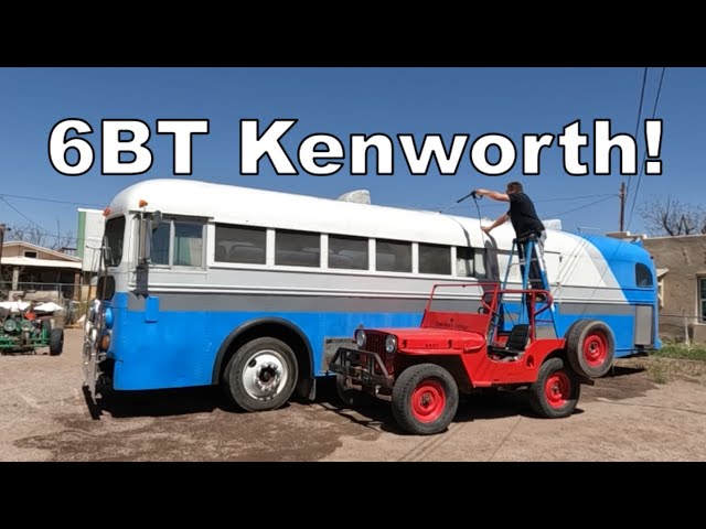 1953 Kenworth Bus Road Trip Part 2: We Made It! class=