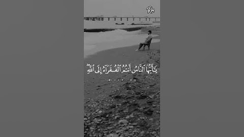 يَا أَيُّهَا النَّاسُ أَنتُمُ الْفُقَرَاءُ إِلَى اللَّهِ ۖ ..📗/ #قران #تلاوة #سورة_فاطر #shortes