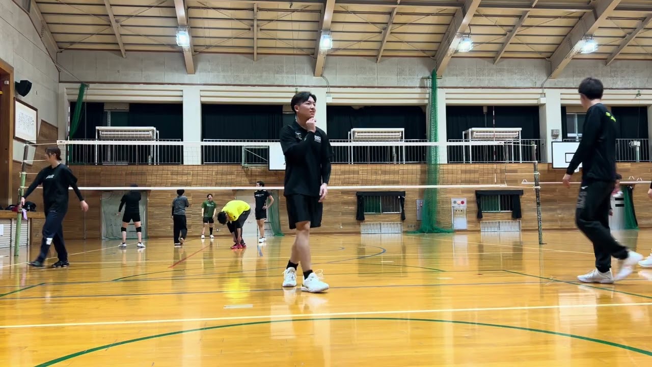 練習試合　ぽに〜①