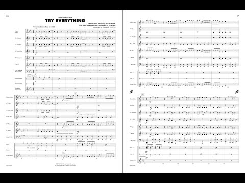 Try Everything Arranged By Johnnie Vinson From Essential Elements Disney Favorites For Band Try Everything Arranged By Johnnie Vinson From Essential Elements Disney Favorites For Band