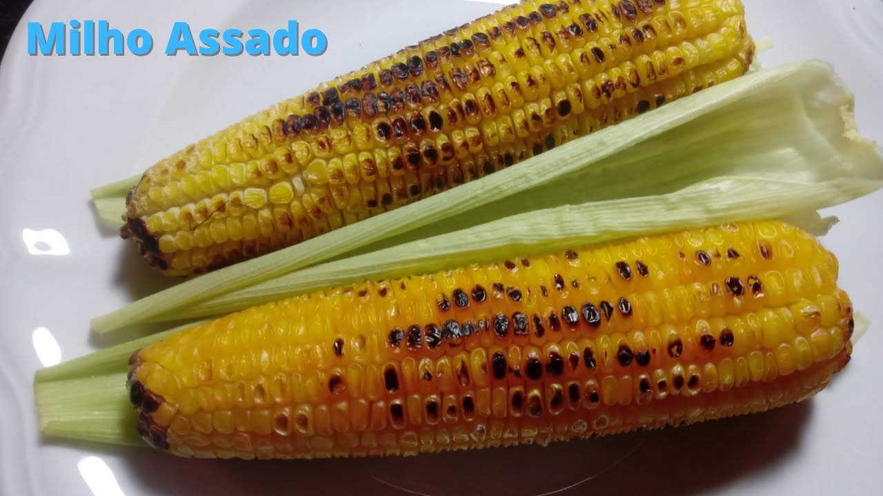 MILHO ASSADO NO FOGÃO A GÁS (FRIGIDEIRA) !
