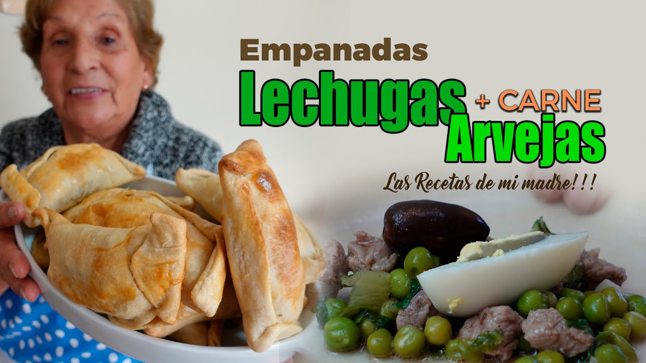 EMPANADAS DE LECHUGAS Y ARVEJAS MAS CARNE UUFFF!!!