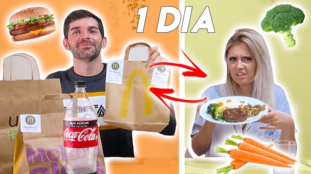 TROQUEI DE DIETA COM O MEU NAMORADO | Joana Gentil