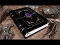 Binding a MYSTICAL Handmade GRIMOIRE / Book of Shadows!