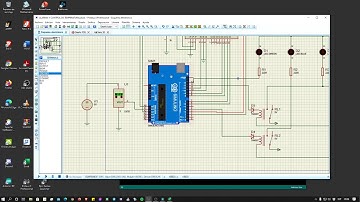 Proteus Circuito con LM35 - LM016L (Alarma con sensor de temperatura) ISIS-ARES-PCB-ARDUINO-PARTE 3