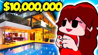 Girlfriend's $10,000,000 Mansion in VR! - (VRChat: Friday Night Funkin'/FNF Mods)