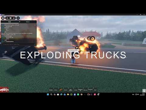 3 minutes of exploding trucks (bad quality mb)