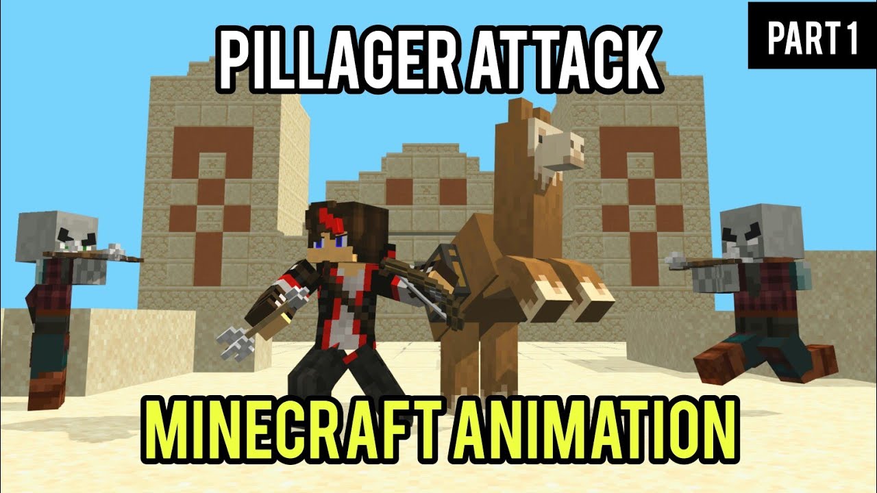 Pillager ATTACK Animasi Minecraft Part 1 YouTube