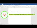 How do i turn on voice typing in word