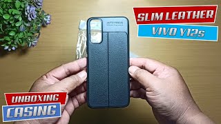 Casing Softcase HP Vivo Y12s Slim Leather Autofocus TERMURAH