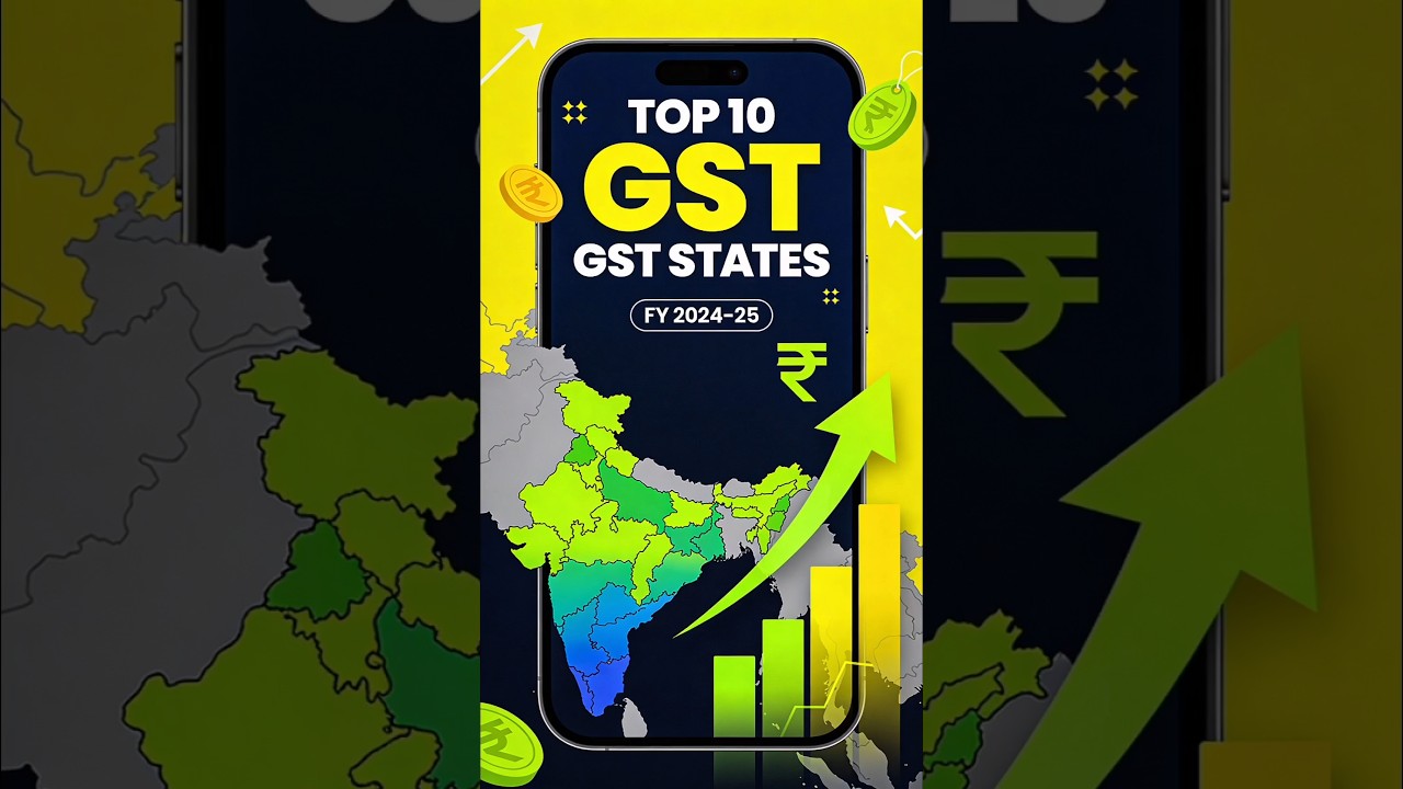 Top 10 GST paying states in INDIA | year in review F/Y 2024-2025 