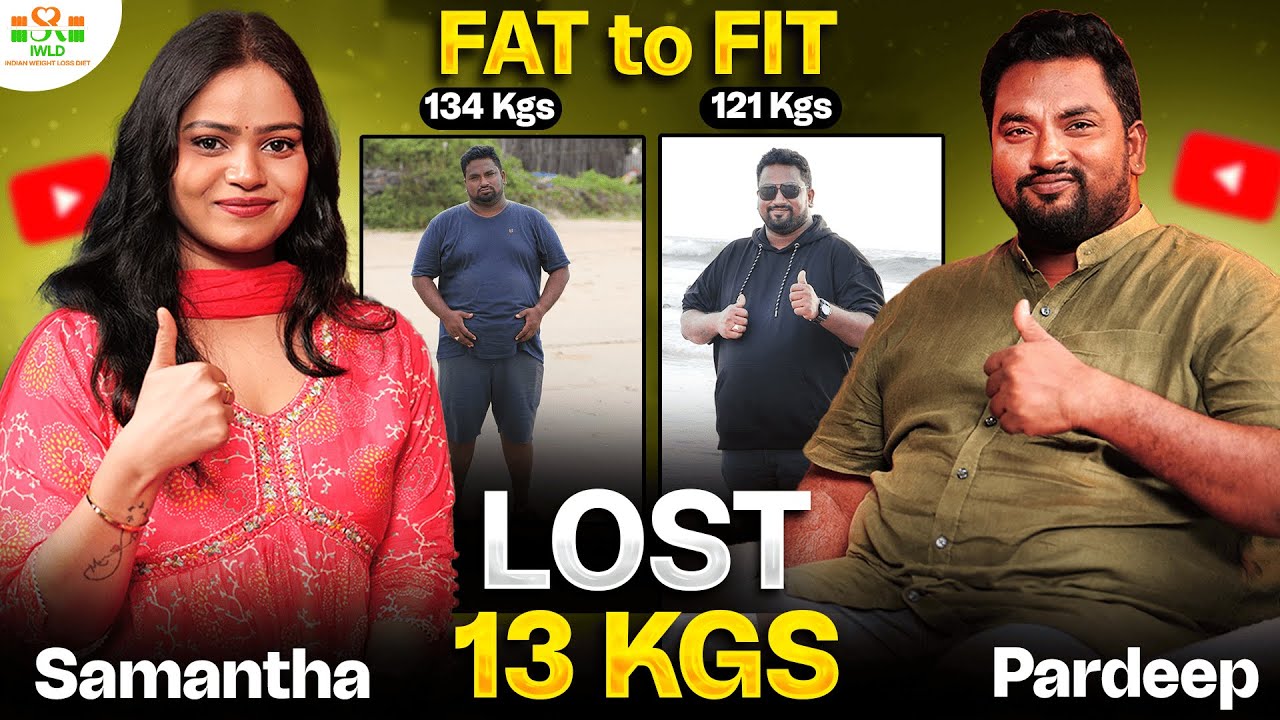 Natural Weight Loss Tips | Indian Men Transformation | No Carbs Diet Challenge | Fat Loss by Richa