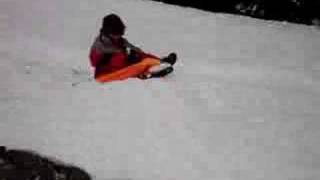 Sled jump crash at Villars-sur-Ollon Sélim