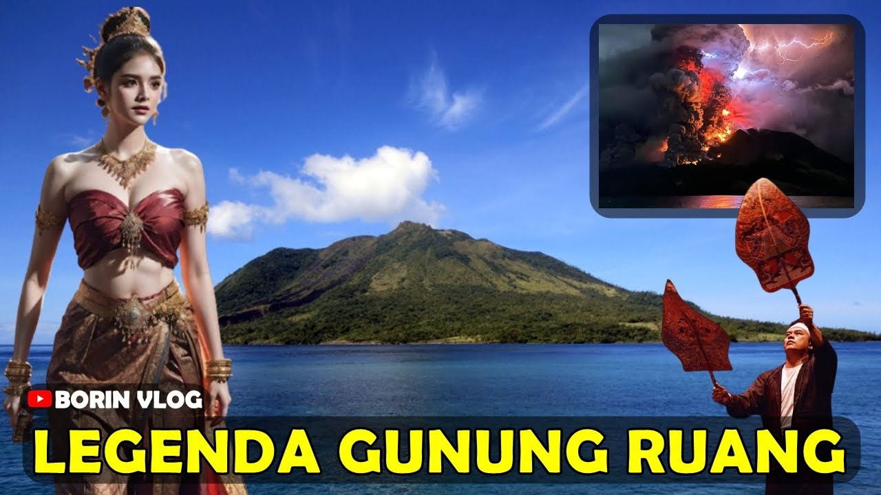 Legenda Gunung Ruang Tagulandang - Mitos Dibalik Meletusnya Gunung Ruang di Sitaro Sulawesi Utara