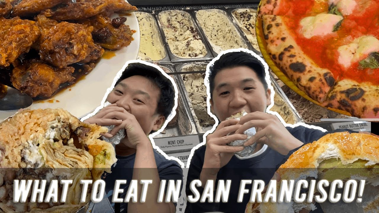 Where to Eat in San Francisco! - (Chicken Wings, Pizza, Burritos, Dessert!)