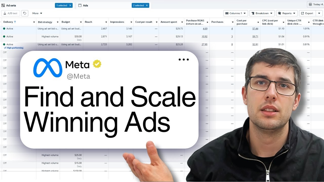 How to Easily Find and Scale Winning Meta Ads In 2025 - YouTube