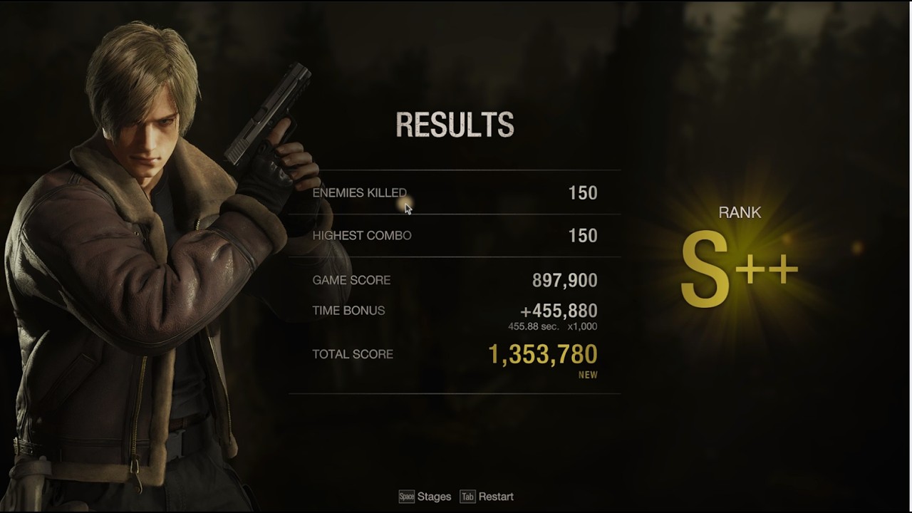 RESIDENT EVIL 4 REMAKE - The Mercenaries - Leon S++