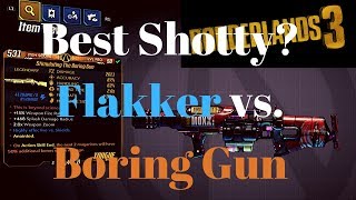 Borderlands 3 - Best Shotguns - Flakker Vs. Boring Gun