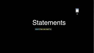 Intro to Javascript (in pidgin)-Statements & Expressions