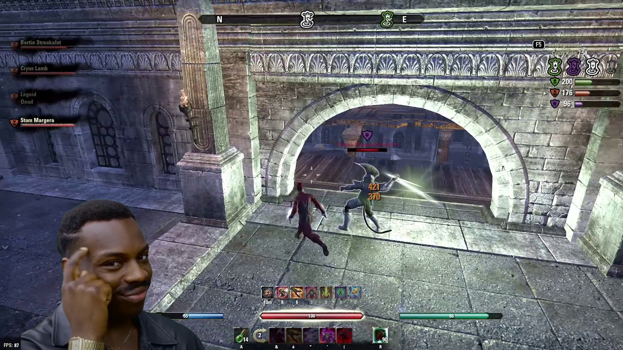 ESO Stamblade Syvarra's + Viper BG run