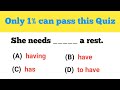 Mixed Grammar Quiz: If you score over 90% on this quiz, your English is Great!