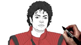 How To Draw Michael Jackson Thriller | Step By Step