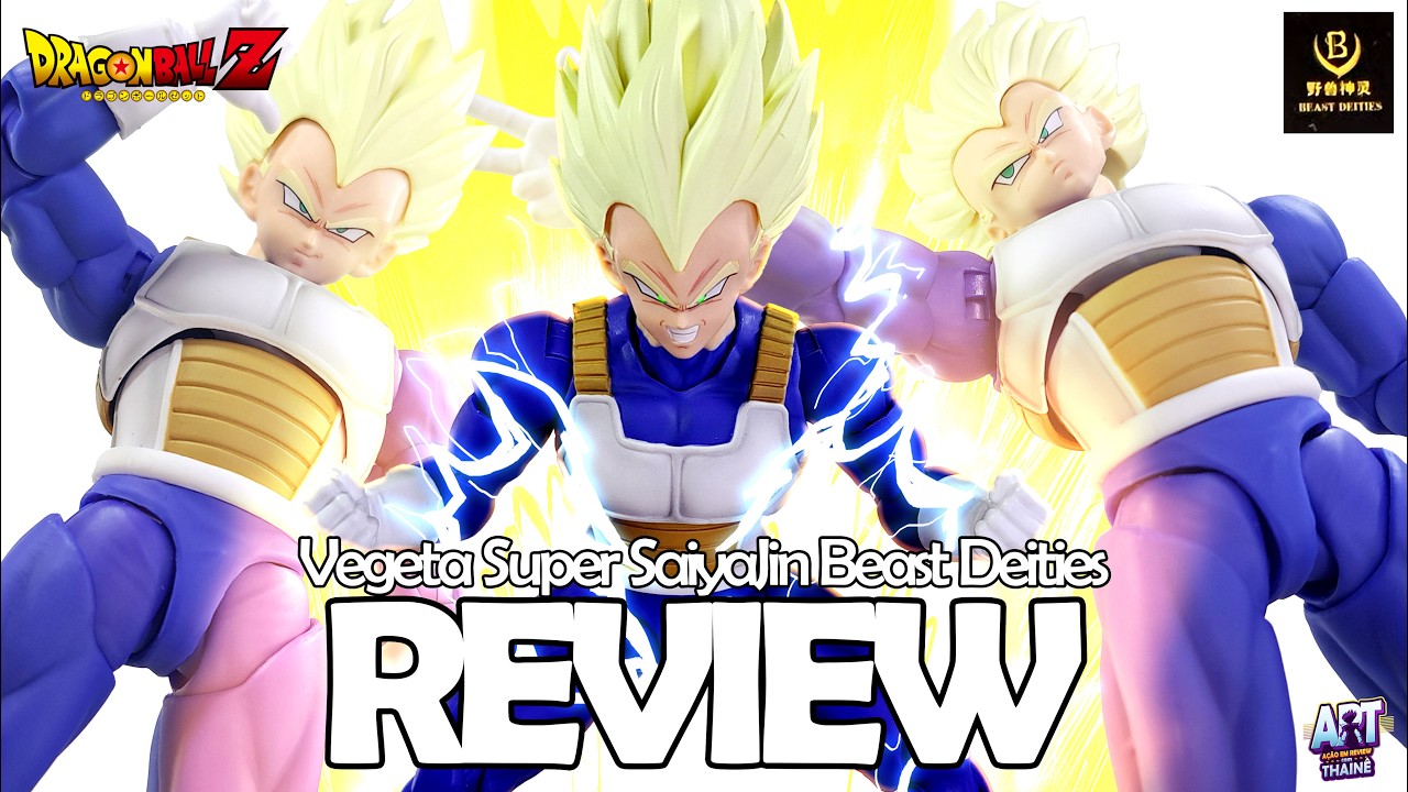 Essa figura é SUPER BOA! Vegeta SSJ Beast Deities (B15p Premium Color Edition) Action Figure Review