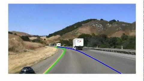 Lane tracking using the particle filter