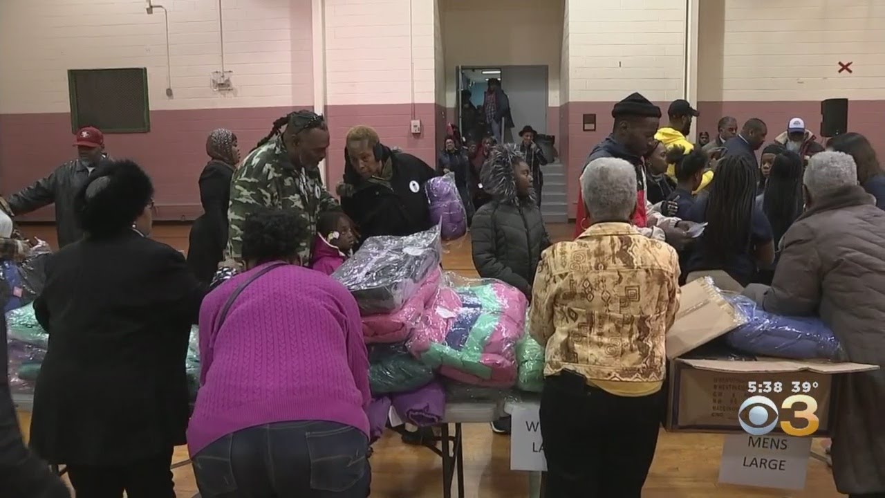 Philadelphia City Officials Host Winter Coat Giveaway In Southwest Philadelphia